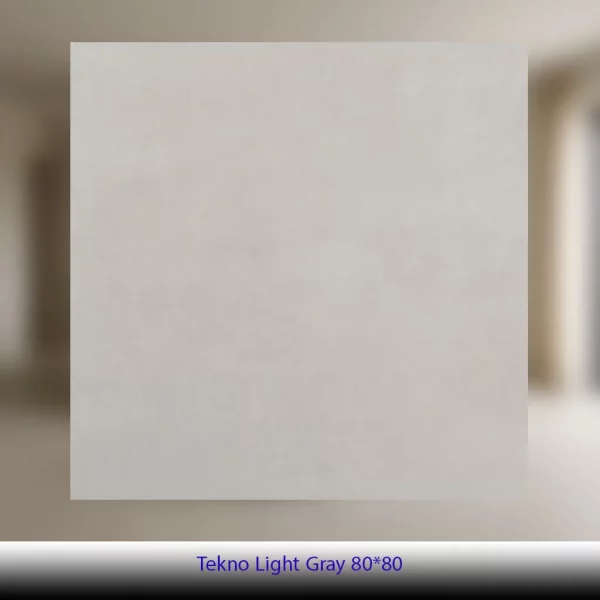 سرامیک 80×80 طرح تکنو طوسی مات - کاشی آلسن