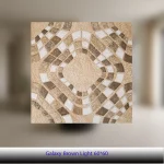 سرامیک ۶۰×۶۰ طرح گلکسی قهوه‌ای روشن مات – کاشی آلسن