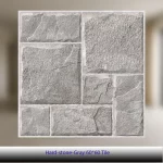 سرامیک ۶۰×۶۰ طرح هارد استون طوسی  و بژ مات – کاشی آلسن