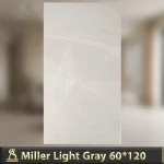 سرامیک پولیش 60*120 طرح میلر طوسی |کاشی آلسن