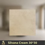 سرامیک 30×30 طرح سیلوانا کرم مات | Silvana Cream 30x30 - کاشی آلسن