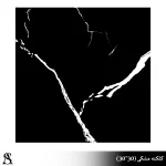 سرامیک مات 30*30 طرح کلکته مشکی | کاشی آلسن
