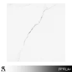 سرامیک 80×80 طرح دیفن براق خاک سفید - کاشی آلسن