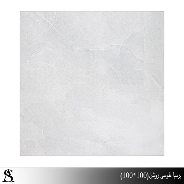 سرامیک 100*100 طرح پرسپا طوسی روشن پولیش