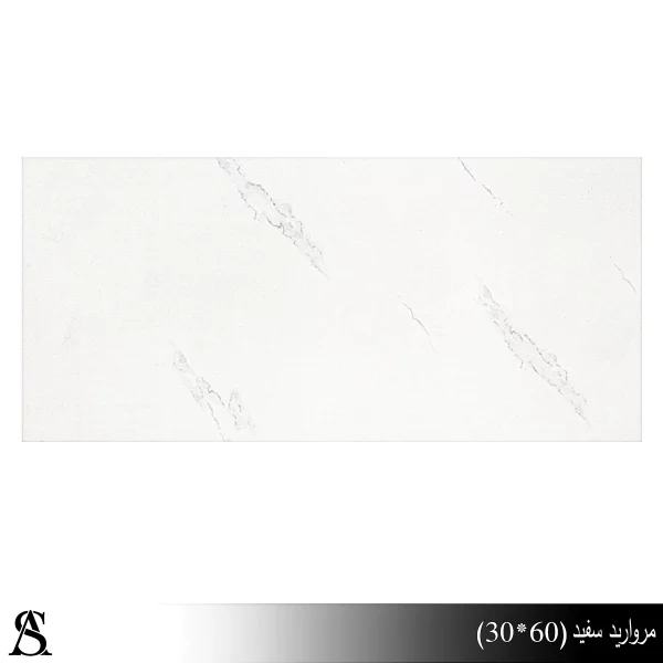 کاشی 30*60 طرح مروارید سفید