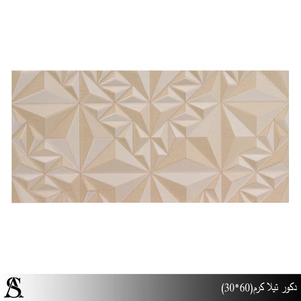 کاشي 30*60 طرح تیلا کرم